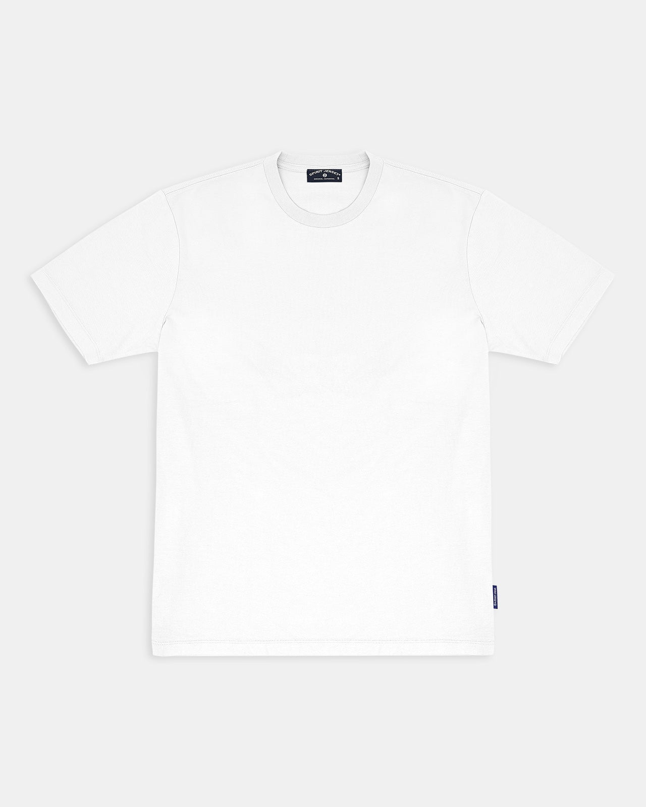 Everyday Short Sleeve Basic Tee in White 1