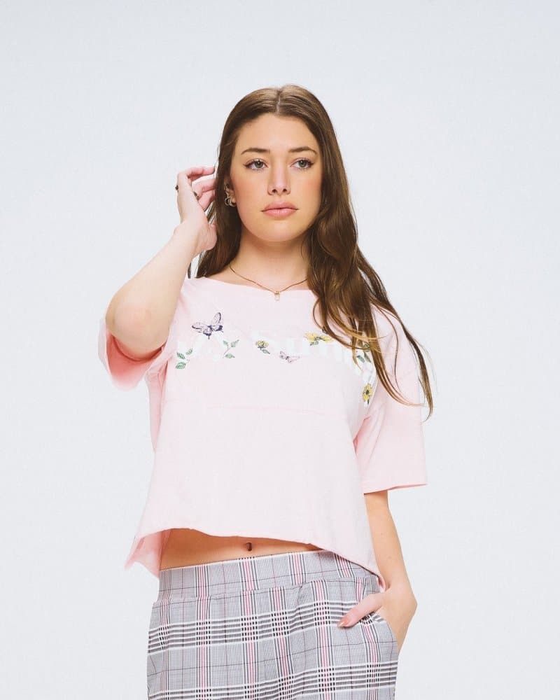Lazy Sunday Crop Tee 1